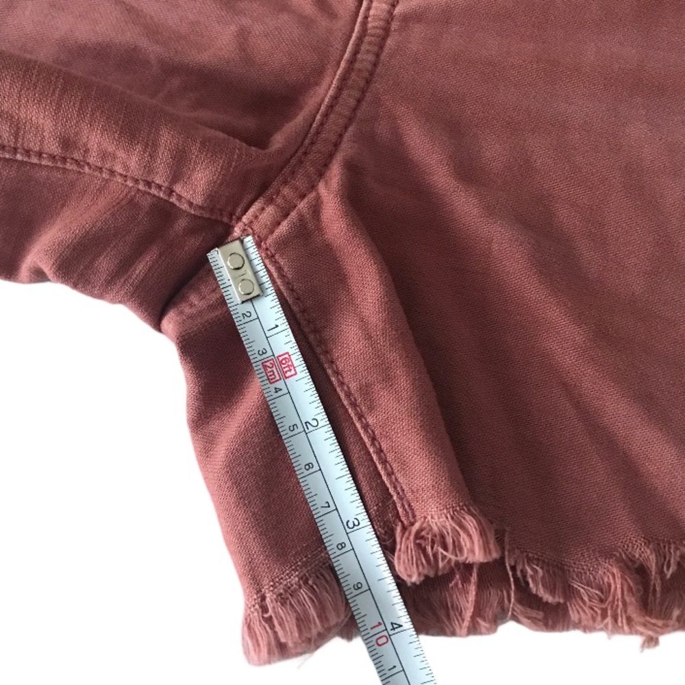 💕 American Eagle High Rise Mom Shorts Blush Size 2 - Picture 4 of 16